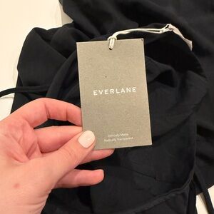 Everlane The Triacetate Cross-Back Slip Dress Sz 14